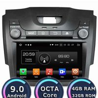ROADYAKO 2Din 8Inch Android 9.0 Auto Multimedia for Chevrolet S10/Isuzu D-Max 2013 2014 2015 2016 2017 Car Radio Stereo with GPS Navigation 3G WiFi Mirror Link RDS FM AM Bluetooth AUX