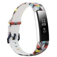 Baaletc Cute Rubber Replacement Accessory Watch Band/Wristband Bracelet Strap with Stainless Steel Buckle for Fitbit Alta, Fitbit Alta HR Fitness Trackers, One Size