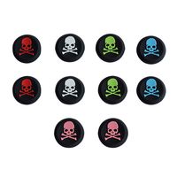 BFU 5 Pair Silicone Skull Analog Controller Joystick Thumb Stick Grip Cap Covers for PS2, PS3, PS4, Xbox 360, Xbox One Analog Stick Caps Replacement