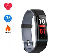 Fitness Tracker Blood Pressure Monitor Heart Rate Monitor Activity Tracker Calorie Counter, IP68 Waterproof Belt Connecting GPS Pedometer Watch, Suitable for Children and Adults(Gray)