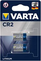 Varta VCR2X2 Photo Lithium 3V Battery for Cameras/MP3 Player and GameBoy, 2-Pack (Blue Silver)