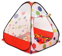 Kiddey Ball Pit Play Tent - Pops up No Assembly Required - Use as a Ball Pit or As an Indoor / Outdoor Play Tent, Comes with Convenient Carry Bag for Easy Travel and Storage, Great Gift Idea