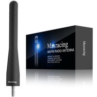 Maxracing Short Aluminum Antenna Compatible with 99 to 2020 Toyota Tundra