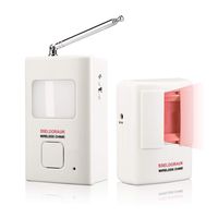 Dog Barking Alarm Motion Detector,Pir Wireless Human Body Walking Sensor Doorbell Door Security Alert System Device for Home or Office Burglar Deterrent