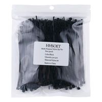 Cable Zip Ties Nylon Tie Wraps Multi-Purpose Wire Ties with Strong Plastic Fastening 4" 300 Pcs Black