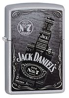 Zippo Jack Daniel's Satin Chrome Lighter