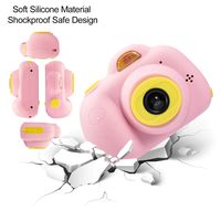 Kids Camera, Zoomie Kids Digital Camera, Video Camcorder, Shock Proof, 1080P FHD, 2 in Screen, Gift for Boys Girls 3-10 Years Old {16 GB SD Card Included} (Pink)
