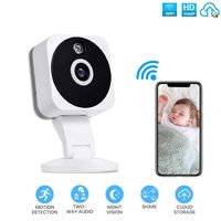 1080P HD Indoor Home Wireless Smart Camera,Unine WiFi Surveillance Security System with Night Vision, 2-Way Audio,Motion Detection for House/Office/Baby/Nanny/Pet Monitor iOS, Android App,Cloud