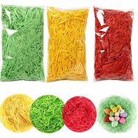 10.5oz Easter Basket Grass Filler Paper Recyclable Raffia Paper Shreds for Easter Basket Filler,Gifts Box Filling Material
