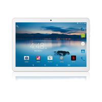 Tablet 10 inch with SIM Card Slot Manjee Android Tablet 4+64GB 3G WiFi Unlocked Phablet Pad Built-in GPS FM (Silver)