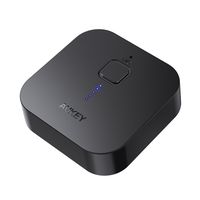 AUKEY Bluetooth Receiver V4.1 Wireless Audio Music Adapter A2DP with Hands-Free Calling and 3.5mm Stereo Jack for Home and Car Audio System