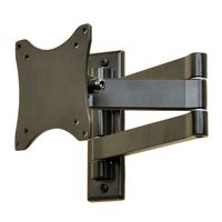 VideoSecu Swivel Tilting VESA Swingout TV Wall Mount Bracket for Samsung 24" T24D310NH UN24H4000AFXZA UN24H4500AFXZA 28" UN28H4000 LED TV ML10B 1S6