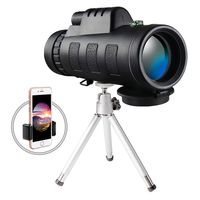 Amooc. High Powered Monocular Telescope 40x60 Bak4 Prism Phone Scope with Smartphone Tripod and Mount Adapter, Perfect for Adults, Birdwatching, Hiking, Wildlife, Concerts