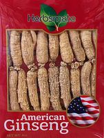 Hand-Selected A Grade American Ginseng Small Thin-Short Size (4 Oz. Box)