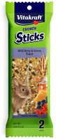 Vitakraft Rabbit Whole Grains & Wild Berries Treat Sticks 2 Pack, 4 Ounce