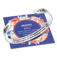 M MOOHAM Chance Made Us Colleagues but The Fun and Laughter Made Us Friends Bracelet Coworker Leaving Going Away Gifts, Colleague Work Friend Gifts for Women Birthday