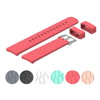 RuenTech Compatible with Garmin Vivoactive 3 Music Band Replacement Soft Silicone Strap Sport Band (20mm Width) for Vivoactive 3 Smartwatch (Red)