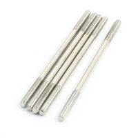 uxcell 5Pcs Two Way Steel Main Vane Linkage Rod M2 x 45mm Silver Tone