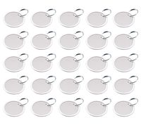 Lucky Line Paper Tag 1-1/4" with Split Ring, 25 per Pack, White (28229)