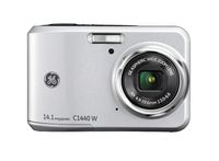 General Imaging Digital Camera with 14MP, 4X Optical Zoom, 2.7-Inch LCD with Auto Brightness and 27mm Wide Angle Lens (Silver) C1440W-SL