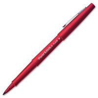 Paper Mate Flair Felt Tip Pens, Medium Point (0.7mm), Red, 12 Count