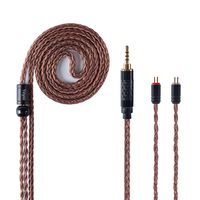 Earphone Replacement Cable Yinyoo 16 Cores Single Crystal Copper Cable Earphone Cable for AS10 ZS10 PRO CCA C10 C16 C04 ZS7 ZSR ZSX TRN V80 V90 BA5 ZS6 ES4 ZST Blon-03 Yinyoo ASH V2(2pins, 2.5mm jack)