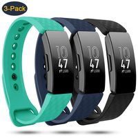 findway Compatible with Fitbit Inspire HR Bands/Fitbit Inspire Band, Adjustable Soft Silicone Inspire Straps for Women Men Sports Replacement Accessories Bands for Inspire/Inspire HR Fitness Tracker