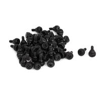 uxcell a15080400ux0248 PC Computer Case Thumbscrews 6-32 M3.5 Thumb Screws Black 50 Pcs Pack of 50