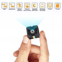 WZTO Mini Hidden spy Camera Full HD 1080P Body Camera Action Camera Wireless Camera Built-in Microphone with Night Vision Motion Detection for Home Security, Drones, FPV, Home and Office Surveillance