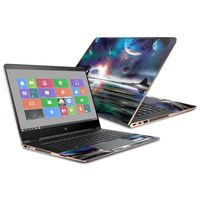 MightySkins Skin Compatible with HP Spectre x360 Convertible 15.6" (2017) - Space Horizon | Protective, Durable, and Unique Vinyl Decal wrap Cover | Easy to Apply, Remove | Made in The USA
