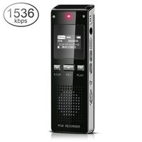 AGPTEK Voice Recorder 8GB Digital Voice Activated Recorder Dictaphone, Double Microphone HD Recording for Lectures Meetings Interviews, RP11