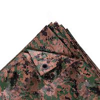 Stansport T-810-17  Digital Woodland Camo Tarp - 8' x 10'