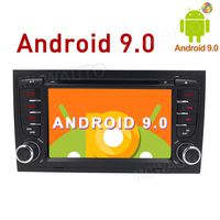 MCWAUTO for Audi A4/S4/RS4 2002 2003 2004 2005 2006 2007 2008 2 Din 7 inch Android 9.0 Car GPS Stereo Radio Navigation with USB/Steering Wheel Control/Bluetooth/Wifi/4G/DVD Player