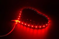 SMAKN Non waterproof Superbright 50cm RED SMD Led Strip Light Lamp with USB Cable Port 5V（Ultra-narrow version）