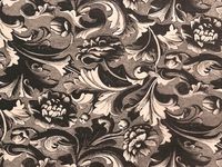 BLACK FLEUR DE LIS Tissue Paper240~20"x30" Sheets Tissue Prints (1 unit, 240 pack per unit.)