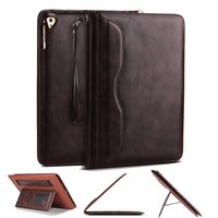 iPad Mini 5 Sleeve Case,Portable Multi Function Slim Folio Flip PU leather Smart Stand Full Body Protective Case Cover with Card Slot and Wallet Case (iPad mini 5, Brown)