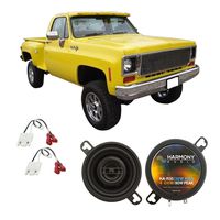 Compatible with Chevy CK Pickup 1973-1987 Front Dash Factory Replacement HA-R35 Speakers New