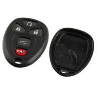 Key Fob Shell fits 2007-2015 Buick Cadillac Chevy GMC Saturn Keyless Entry Remote Case & Button Pad (15913415, OUC60270)