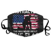 Don't Be Distracted! This was Never About The Flag Dust Mask,Washable and Reusable Cleaning Gardening Outdoor Activities Warm Windproof Mask