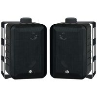 BIC AMERICA RTRV44-2 4"" RtR Series 3-Way Indoor/Outdoor Speakers (Black) electronic consumer