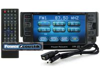 Power Acoustik PTID-5850T In-Dash Single DIN Motorized 5.8 inch TFT LCD Monitor with RAZOR Style Controls, DVD, CD, MP3 Player, USB, SD, iPod Ready, BUILT-IN TV TUNER and Remote