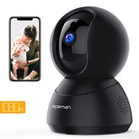 APEMAN WiFi Camera 1080P Indoor Home Security Camera Wireless IP Camera Human/Motion Detection Pet/Baby Monitor Night Vision 2-Way Audio Pan/Tilt/Zoom