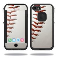 MightySkins Skin Compatible with Lifeproof iPhone 7 - Baseball | Protective, Durable, and Unique Vinyl Decal wrap Cover | Easy to Apply, Remove, and Change Styles | Made in The USA