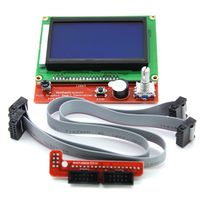 BIQU LCD 12864 Version Graphic Smart Display Controller Module with Adapter and Cable for RAMPS 1.4 Reprap 3D Printer Kit