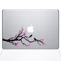 The Decal Guru Cherry Blossom Branch MacBook Decal Vinyl Sticker - 13" MacBook Pro (2016 & Newer) (1037-MAC-13X-NA)