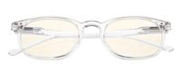 Computer Reading Glasses UV420 Transparent Blue Light Filter(Clear) +4.0