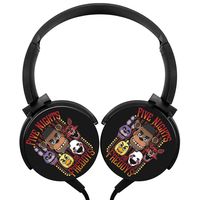 Five-Night-Celebrate Wired Headset Lightweight Stereo Portable Headphones
