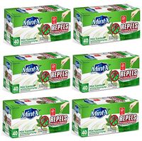 Mint-X MX2427W40DS Rodent Repellent Trash Bags, Drawstring, 13-Gal. - Quantity 6