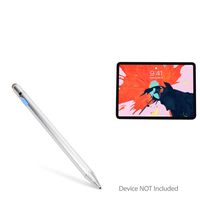 Apple iPad Pro 11" (2018) Stylus Pen, BoxWave [AccuPoint Active Stylus] Electronic Stylus with Ultra Fine Tip for Apple iPad Pro 11" (2018) - Metallic Silver