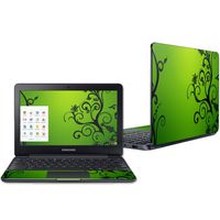 Mightyskins Skin Compatible with Samsung Chromebook 3 11.6" - Floral Flourish | Protective, Durable, and Unique Vinyl Decal Wrap Cover | Easy to Apply, Remove, and Change Styles | Made in The USA
